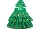 Aboofan, cappello e vestito per bambini con albero di Natale, per spettacoli di scena dei...