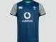 Canterbury of New Zealand Kid's Ireland Vapodri+ Drill T-Shirt, Lenell Blue Marl, 14