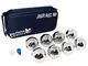 Big Game Hunters 8 Bocce Set con Protezione Anti-ruggine e Borsa di Tela di Lusso