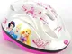 Disney Princess, Casco per Bambine, Bianco, Rosa, Taglia unica