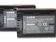 2 x Batterie VHBW 500mAh per Videocamera sostituisce Sony NP-FH40, NP-FH50, NP-FH70, NP-FH...
