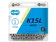 KMC K1SL Wide, Catena Unisex, Silver, 1/8-100 Link