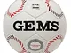 GEMS TH02 Pallone Vertigo Futsal Pallone da calcio ricreativo Bianco 4