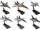 - Lotto di 6 Aerei da Combattimento Militari 1/100: F-14A Tomcat US Navy VF-84 (Top Gun Fi...