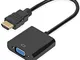 Alextry Adattatore da hdmi a vga adattatore da convertitore maschio a famiglia 1080p per t...