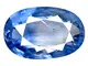 CERTIFICATO PGTL 1.10 ct TAGLIO OVALE (8 x 5 mm) CEYLON BLU ZAFFIRO ORIGINALE LOOSE PIETRA