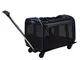 EBTOOLS trasportino gatto con ruote adatto per Trasportino per Cani e Gatti Borsa trasport...