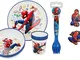 Stor Set di stoviglie in melammina, 5 pezzi, per appassionati di Spiderman