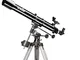 Sky-Watcher Newton Telescopio, 70/900, Montatura Equatoriale Eq1, Nero