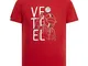 Brand Sports Merchandising B.V. Scuderia Ferrari Uomo F1 Sebastian Vettel Rosso T-Shirt, S...