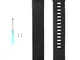 Siwetg - Cinturino di ricambio in silicone per smartwatch Huawei Band 2/Band 2 Pro nero