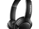 Philips SHB3075BK/00 Cuffie Auricolari On Ear, Bluetooth, Bass+, Senza Cavi, Microfono, Ne...