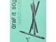 Clairefontaine 96733C - Blocco punto metallico GraF'iT 80 fogli bianchi 10.5x14.8 cm 90 g,...