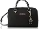 Guess South bay Box Satchel, Bags Donna, Black, Taglia Unica