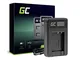 Green Cell® DE-A65BB - Caricatore per batteria Panasonic DMW-BCG10 e Lumix DMC-TZ7 TZ8 TZ1...