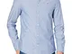 Tommy Hilfiger TJM Slim Stretch Oxford Shirt, Camicia, Uomo, L, Blu (Twilight Navy)