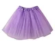 Lazzboy Donna tutù Gonna Mini Tulle Organza Petticoat Balletto Danza Layred Taglia 36-48(3...