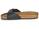 Birkenstock MADRID Birko-Flor Sandali Donna, Nero (Schwarz), 39 EU