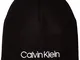 Calvin Klein Classic Beanie W Cuffia, (Black Bds), Unica (Taglia Produttore: OS) Donna