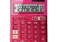 Canon LS-123K Calcolatrice Metallica, Doppia Alimentazione, Rosa