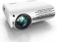 YABER Proiettore 7200 Lumen Videoproiettore Nativa 1080P 4D Keystone Correction ±50° Led F...