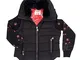 Desigual Piumino Bambina CHAQ MAGRANA 18WGEW40 7/8 Nero