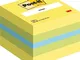 Post-it 34561 Mini Cubo di Foglietti Adesivi Riposizionabili, 51 x 51 mm, Multicolore (Ver...