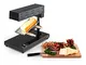 KLARSTEIN Appenzell 2G Schweizer Raclette Grill - fonduta, griglia da tavola, Stand, Fusio...