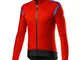 castelli Alpha Ros 2 Light Jacket, Giacca Sportiva Uomo, Fiery Red, M