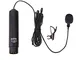 Microfono Lavalier XLR omnidirezionale BOYA BY-M4OD 48V Clip-On Microfono con corpo in all...