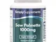 Saw Palmetto 1000 mg - Estratto di Serenoa Repens - 120 compresse - Adatto ai vegani - 2 m...