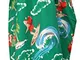 Alvish Sarong, costume da bagno con Babbo Natale per feste, taglie forti Green Taglia unic...