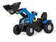 Rolly Toys rollyFarmtrac NewHolland, 611256, Trattore a Pedali con Pala Frontale e Cofano...