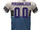 Maglia Calcio Lazio Personalizzabile Replica Autorizzata 2018-2019 Bambino (Taglie 6 8 10...