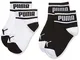 PUMA Wording Sock 2p Calze, Nero (Black/White 213), Unica (Taglia Produttore: 23/26) (Pacc...