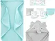 Simple Joys by Carter's 8-Piece Towel And Washcloth Set Accessori Invernali, Elefante/Ucce...