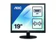 AOC i960Srda 19-Inch Monitor (5:4, 1280 x 1024, VGA,DID_D), Black
