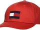 Tommy Hilfiger Big Flag cap Cappello, Cremisi Profondi, XL Unisex-Bambini