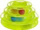 Ferplast Gioco Gatto Interattivo TWISTER Giocattolo Gatto con Piedini Antiscivolo, 4 Strat...