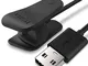 TUSITA Caricabatterie per Garmin Vivosmart 4 - Supporto per cavo di ricarica USB 100 cm -...