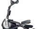 lionFitness Crosstrainer E5 – Cyclette in qualità da studio, 5 livelli di regolazione dell...