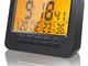 Bearware - Sveglia Digitale da Viaggio Radio controllata DCF - Display LCD da 2,7 Pollici...