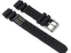 Cinturino per orologio in poliuretano nero, 15 mm, adatto per Citizen Promaster Marine EP6...