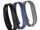 kwmobile Cinturino in Silicone Compatibile con Fitbit Flex 2-3X Fascetta - Braccialetto so...