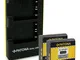 PATONA Caricabatteria doppio + 2x Batteria NP-BG1 compatibile con Sony CyberShot DSC-H90 D...