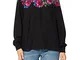 Desigual Blus_Petunia Camicia, Nero, XXL Donna