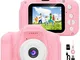 YunLone ToyZoom Macchina Fotografica per Bambini 12MP Selfie Fotocamera Digitale per Bambi...