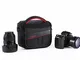 Impermeabile spalla camera bag custodia per Panasonic Lumix DMC G5 G6 GF6 GH3 GH4 GM1 GX7 ...