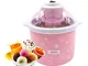 SEESEE.U Piccola Macchina per Fare Il Gelato Macchina elettrica 1.5L Sorbetto di Gelato Do...