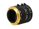 Auto Focus Macro Extension Tube per Canon EOS EF EF-S 60D 7D 5D II 550D (Golden)